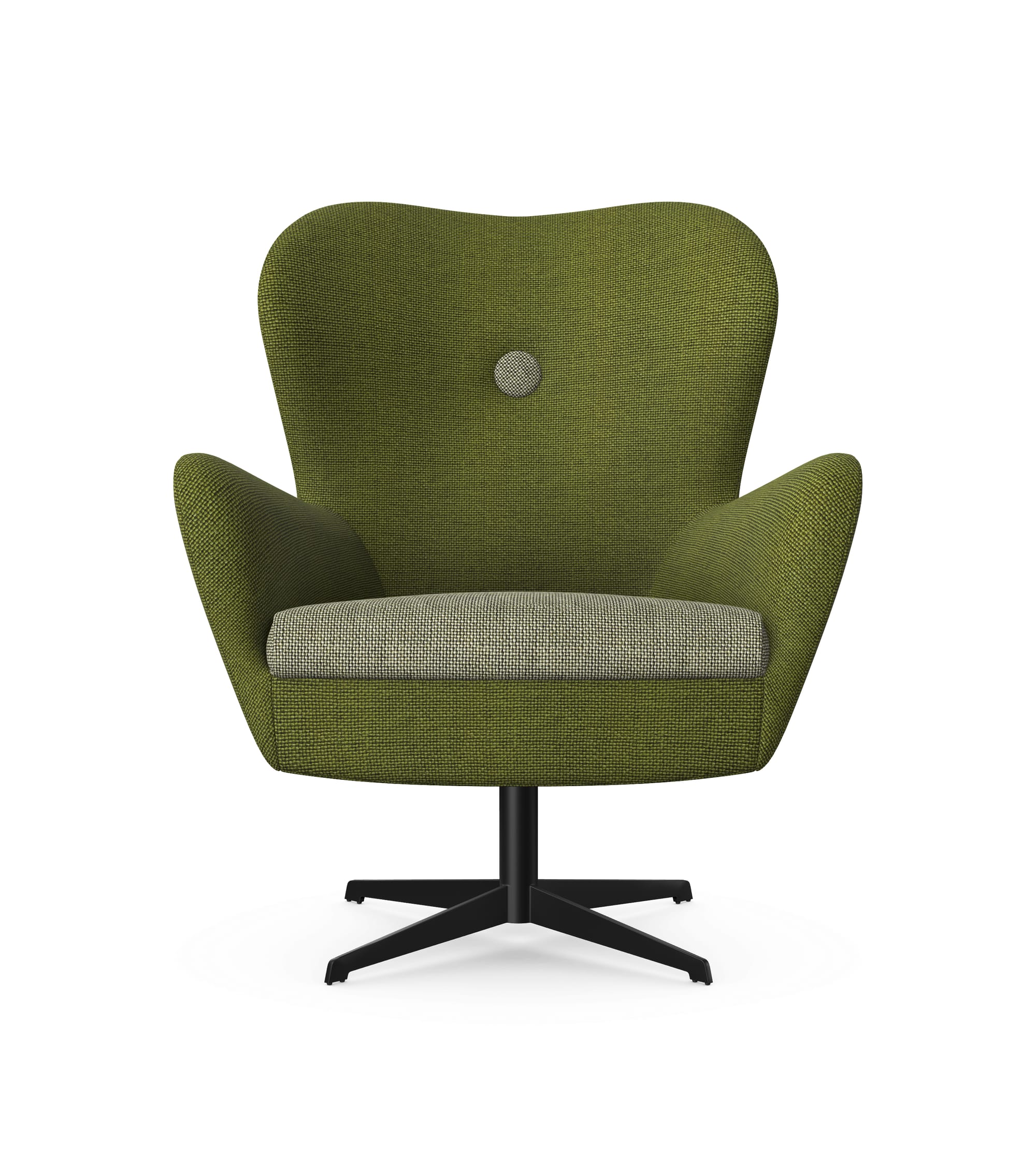 RUBI - Lounge Chair, 4 Star Metal Base