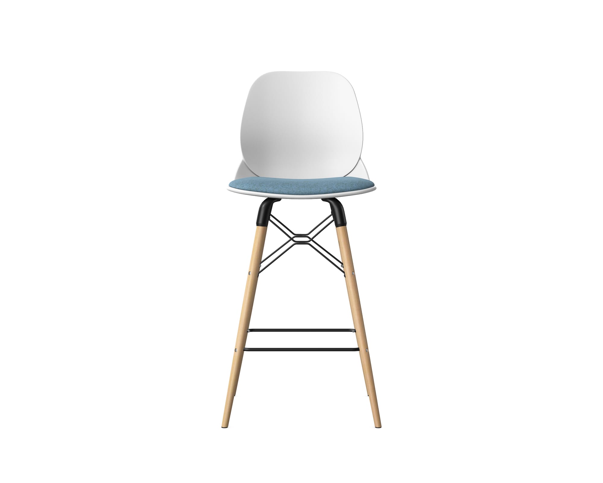 RECORD - Stool, Black or Beech Legs