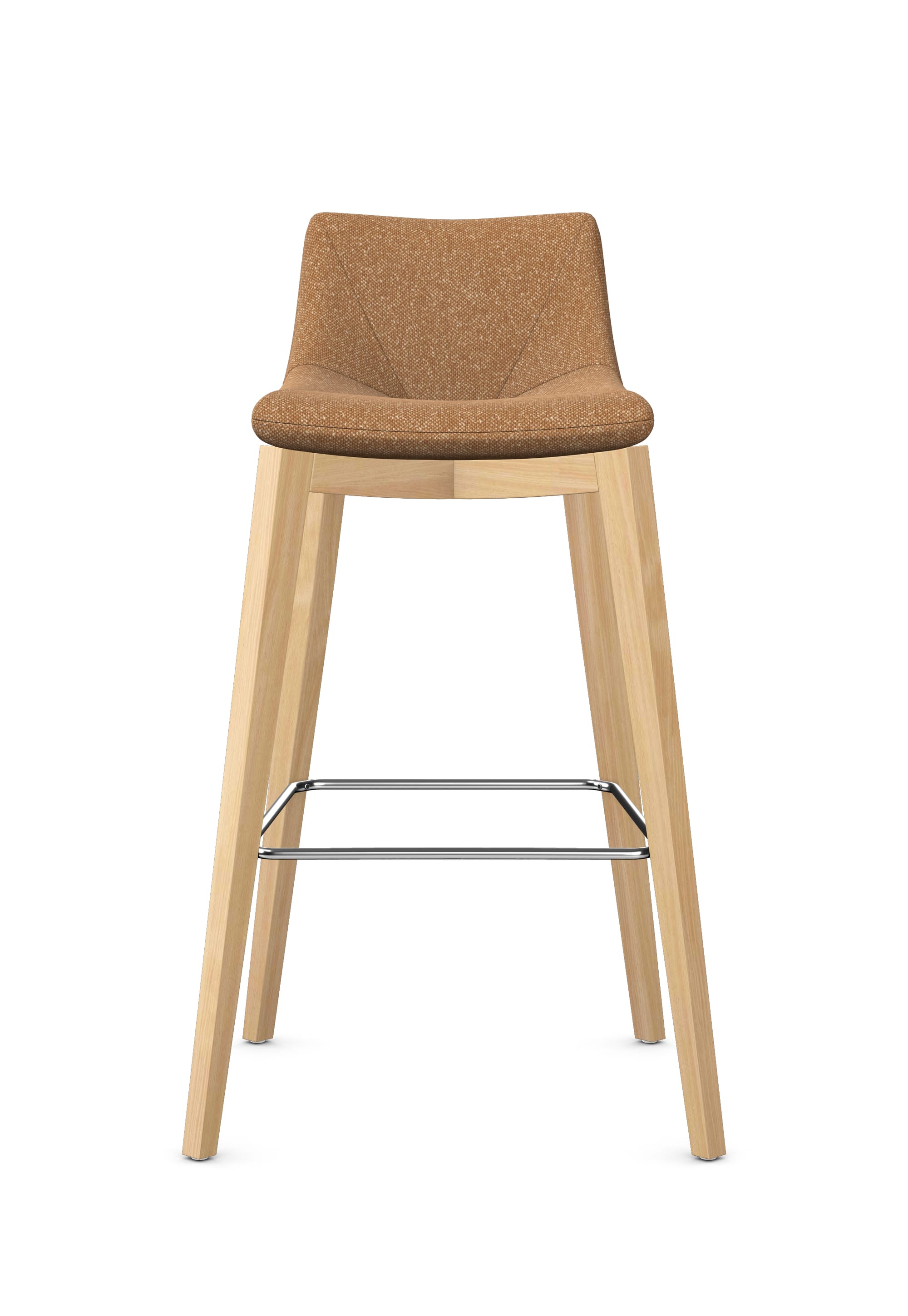 REMI - Stool, 4 Wooden Legs