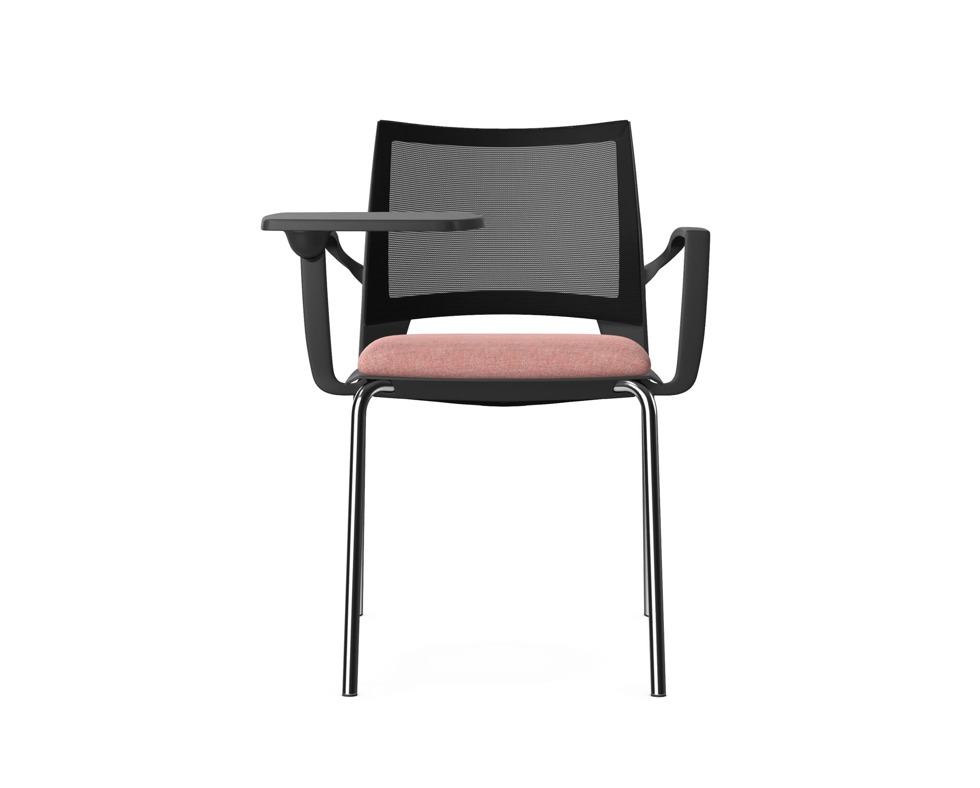 SENSOR - Chair with Arms and Tablet, 4 Metal Legs