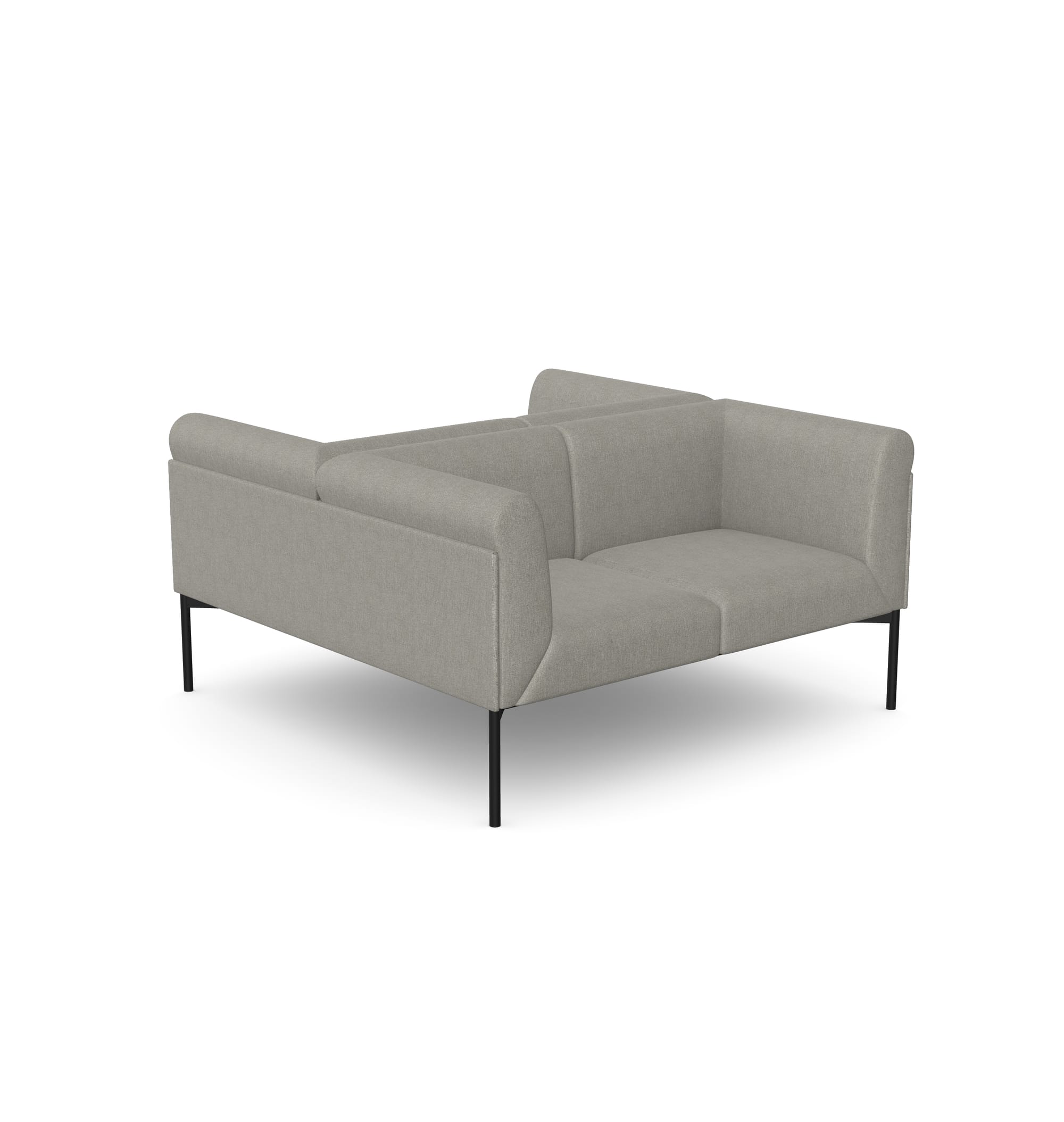 Sona 2 Seater Double Sofa with Armrest