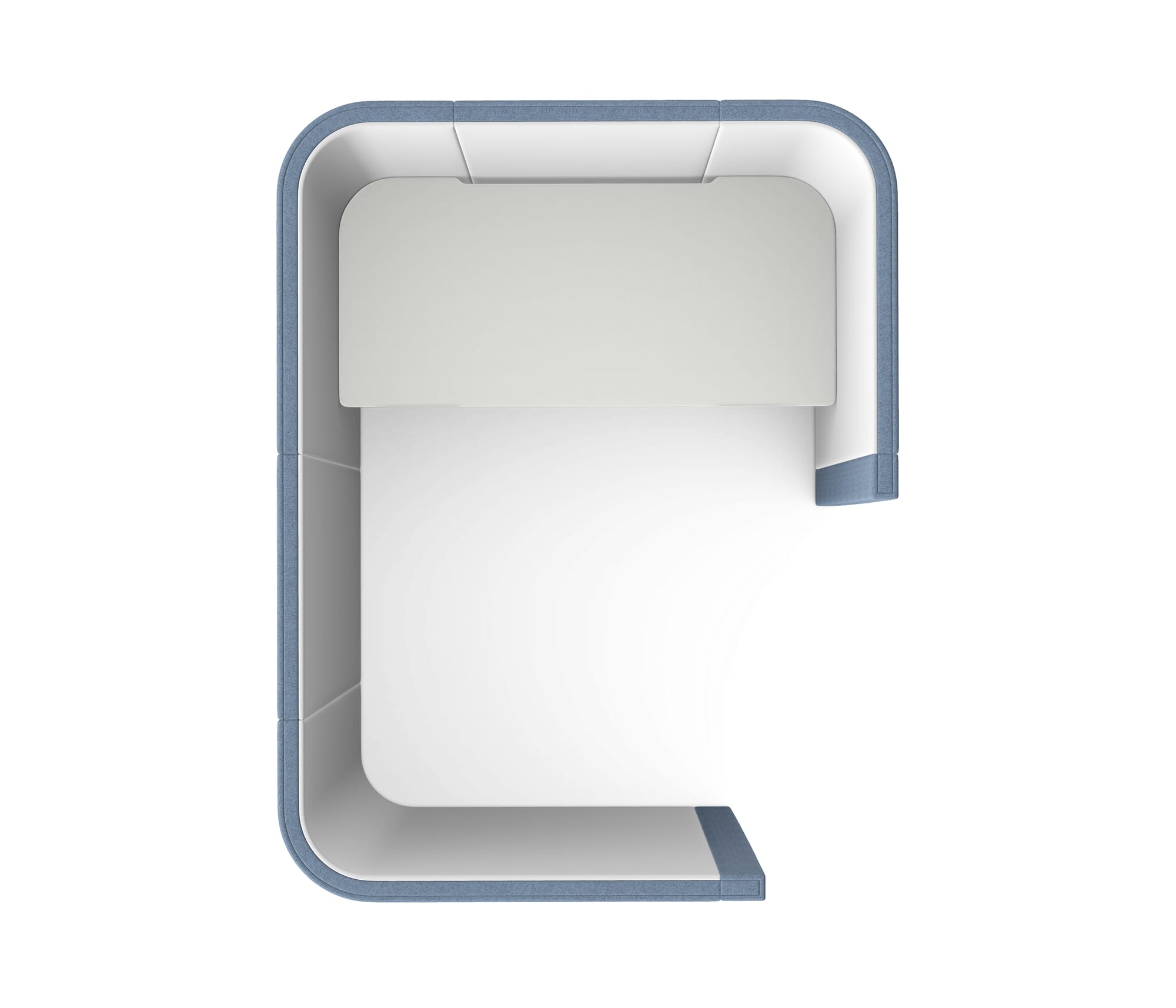 STUDIO WORK - Rectangular, Single Person, Large, With Desk Top