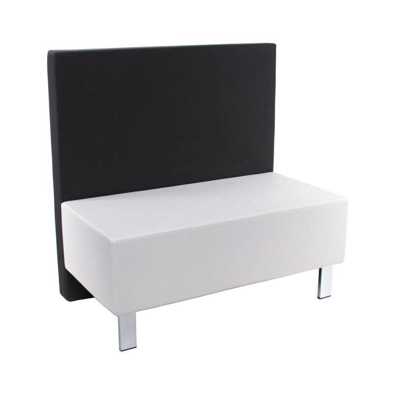 Snake Rectangular Seater with Backrest, 1500 mm Wide