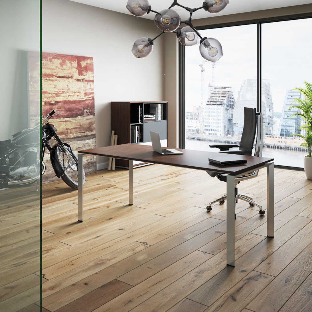 Trio Rectangular Desk 1200x800x735 mm
