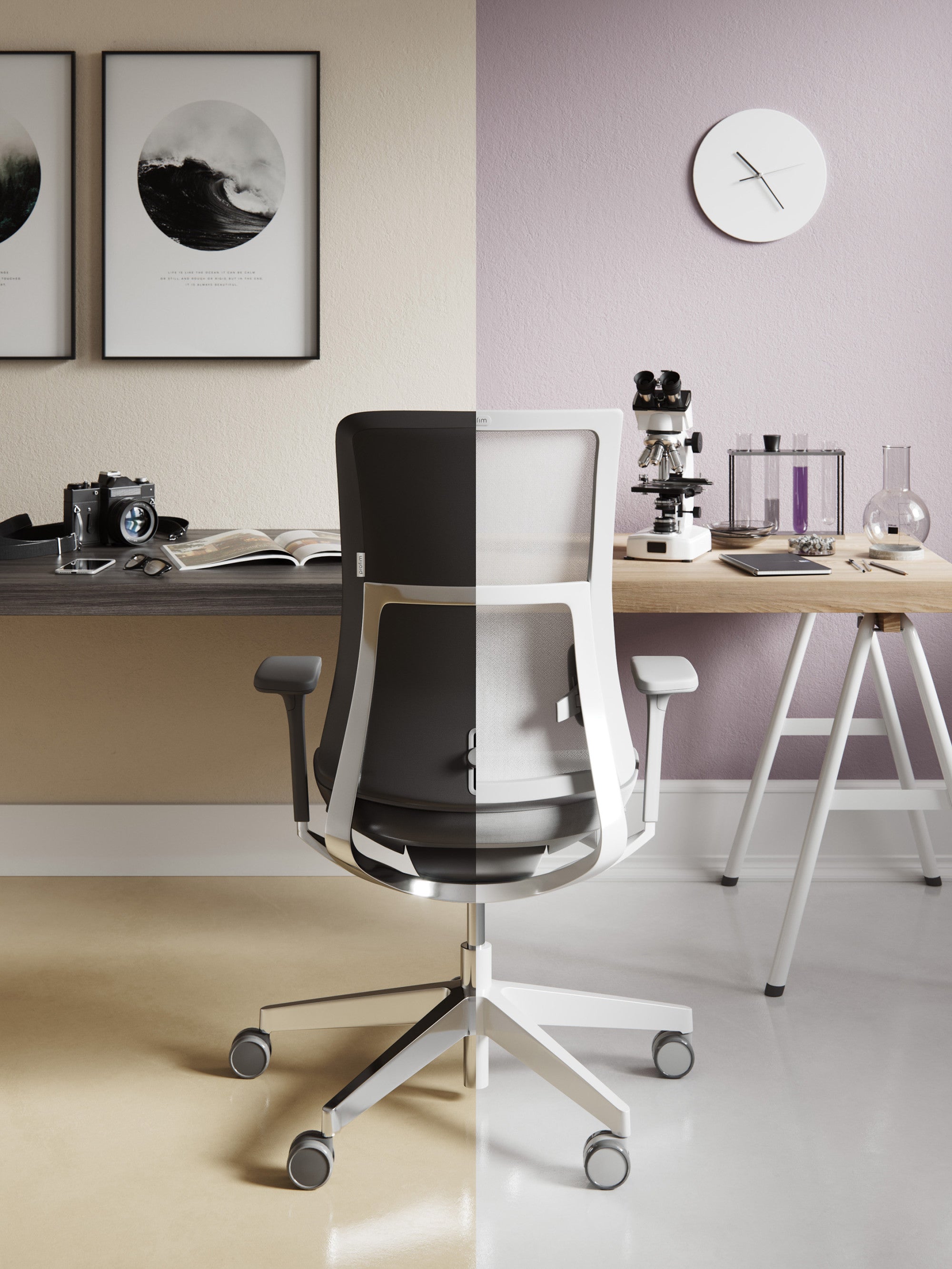 Violle Mesh Backrest, no Headrest Black