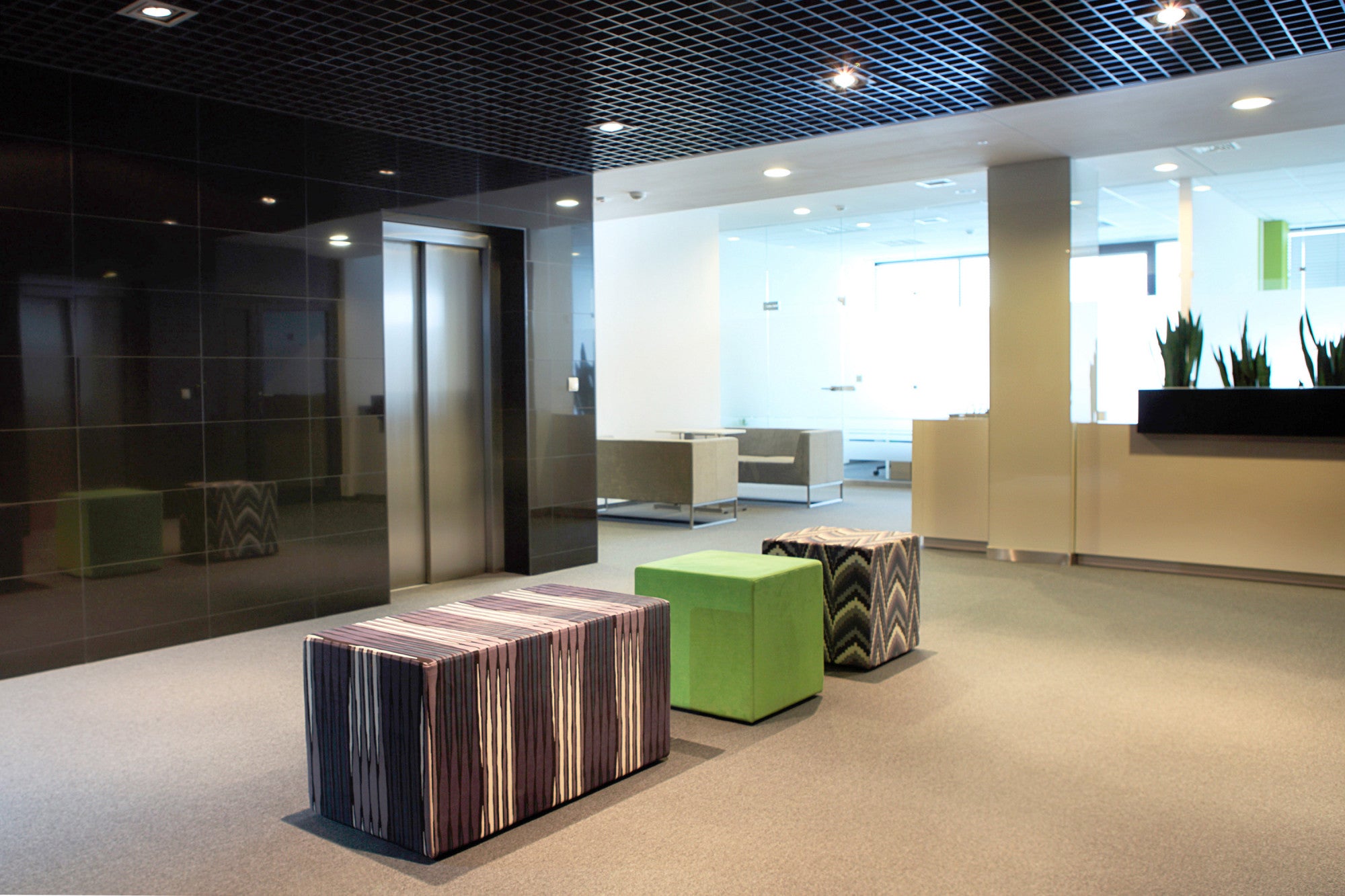 Volt & Square Pouffe (Rectangular - 1500 mm Wide)