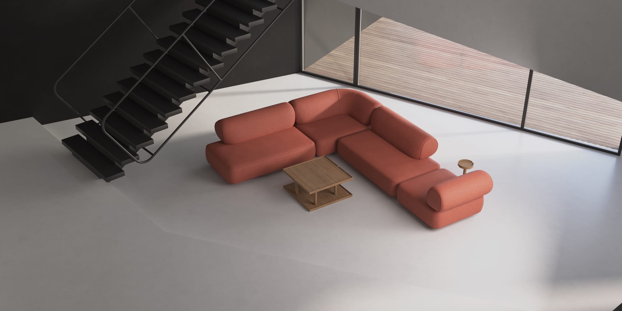 Daaz - Ottoman Right with Armrest