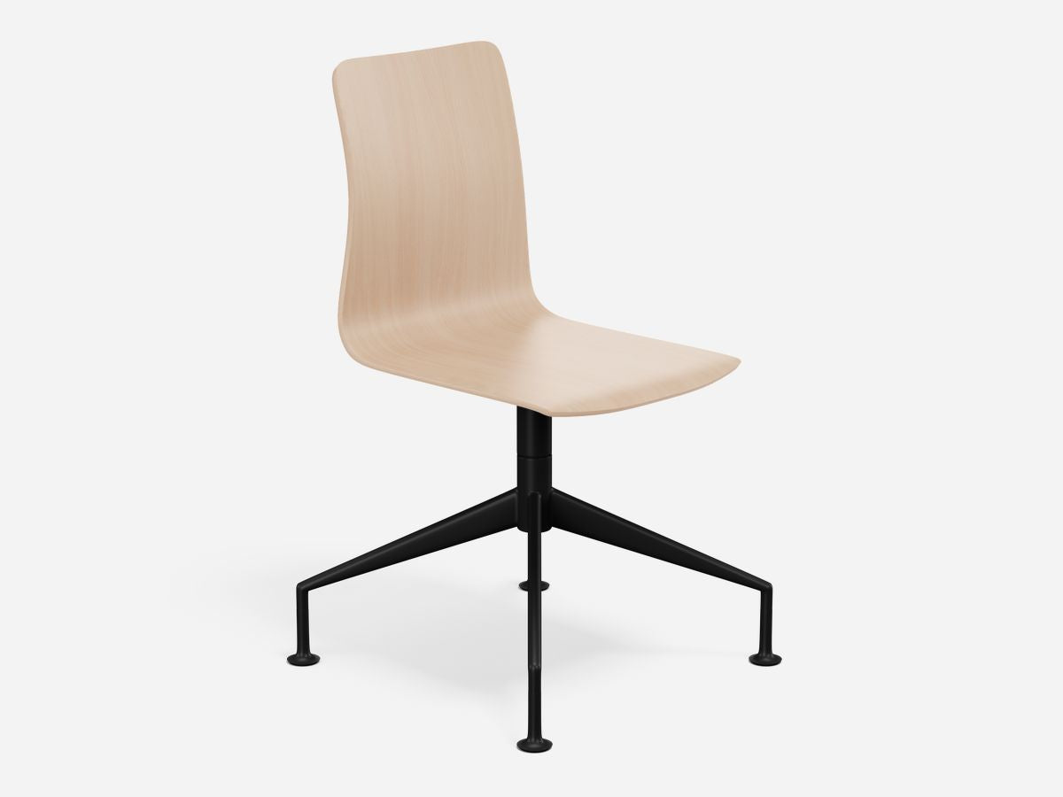 Linar Plus Wooden Chair, Cross Base