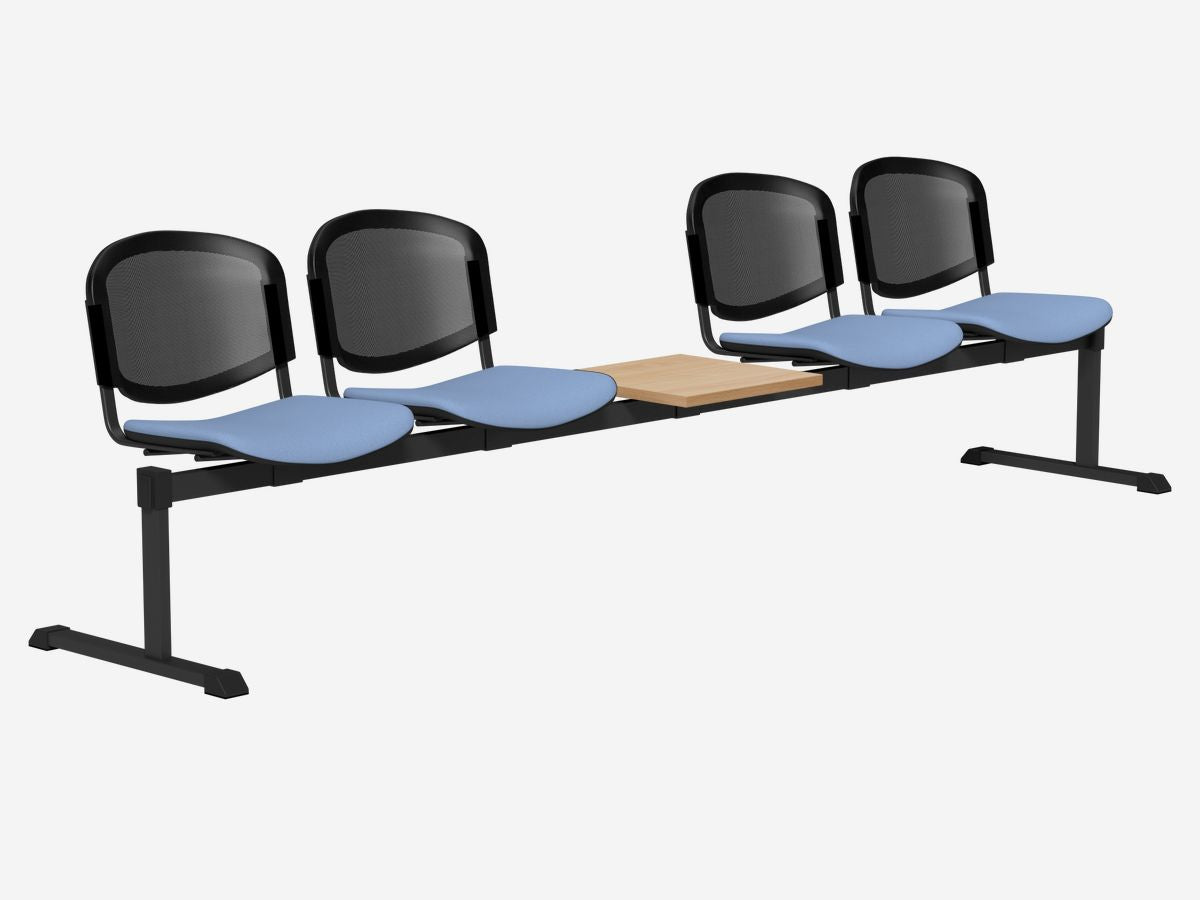 OI Series Bench with Table, Mesh Backrest