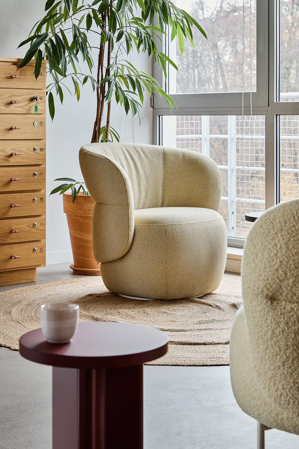 Kori Armchair - Wooden Legs