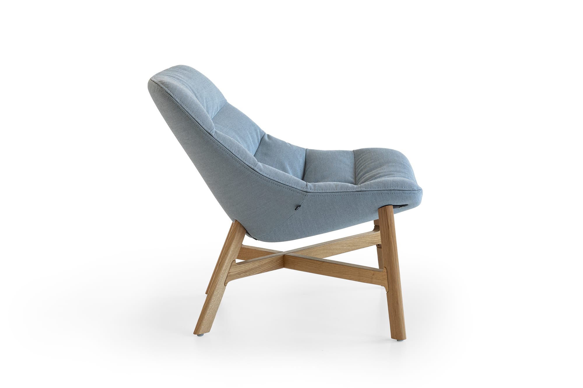 Mishell Soft Armchair Wooden Legs