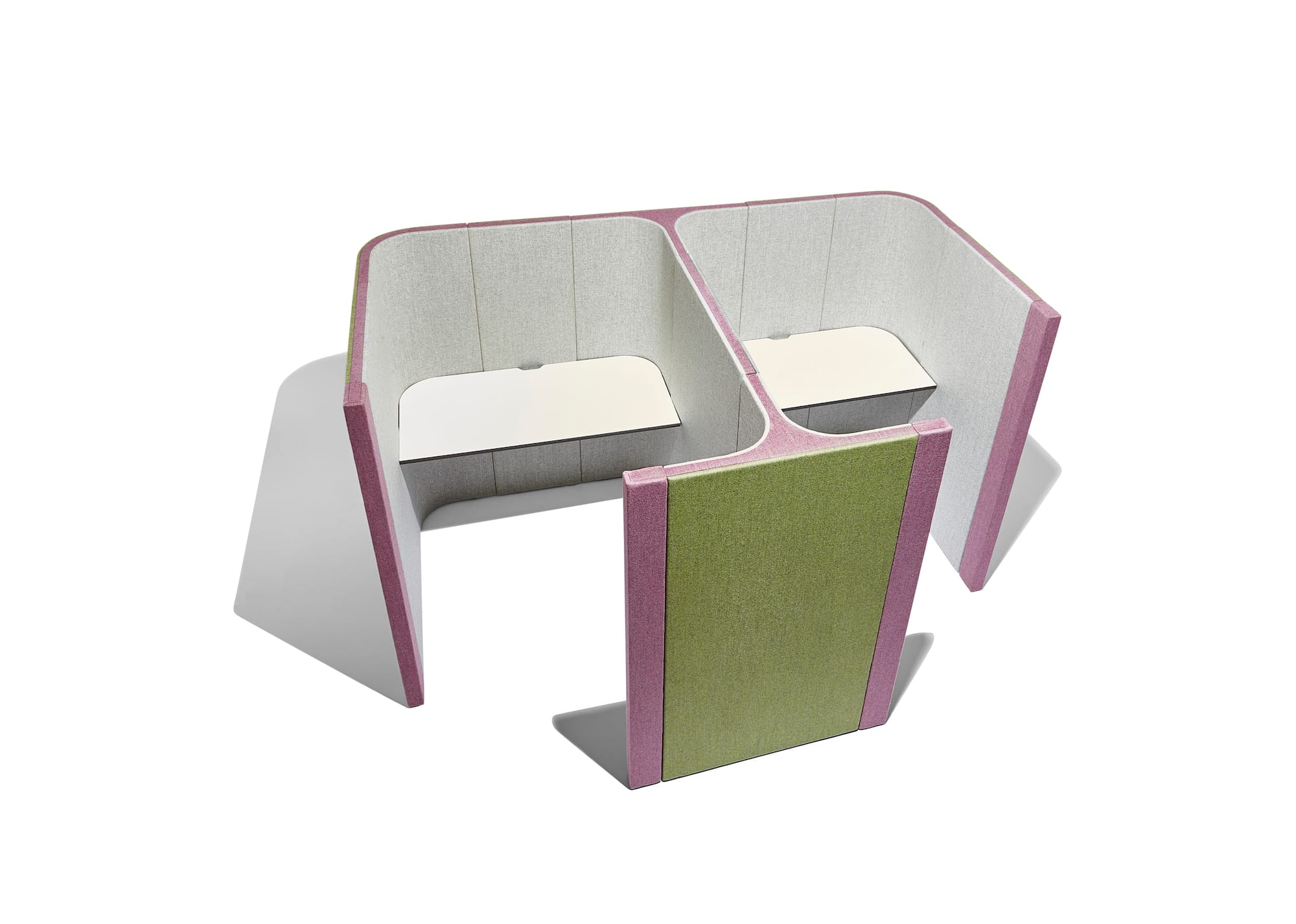 STUDIO WORK - Booth Configuration 6, With Desk Tops